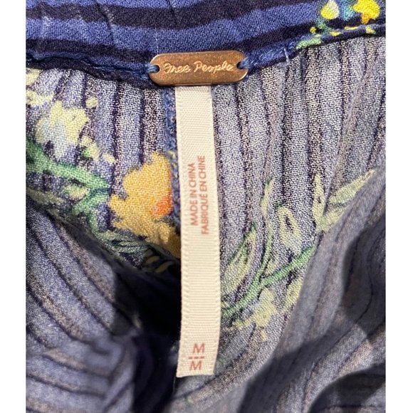 FREE PEOPLE Lasting Lagoon Multicolor Floral Print Shorts - Picture 5 of 7